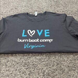 Burn Boot Camp Short Sleeve Shirt Love Virginia